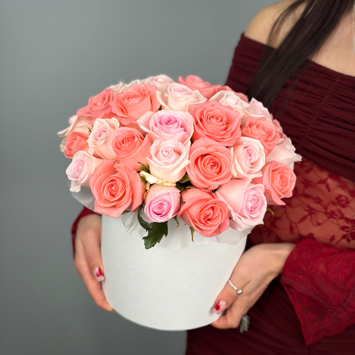 Цветы в коробке Для самой-самой