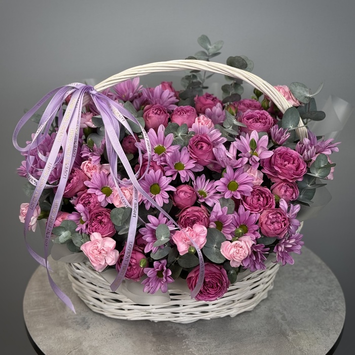 Цветы в корзине Кэндел