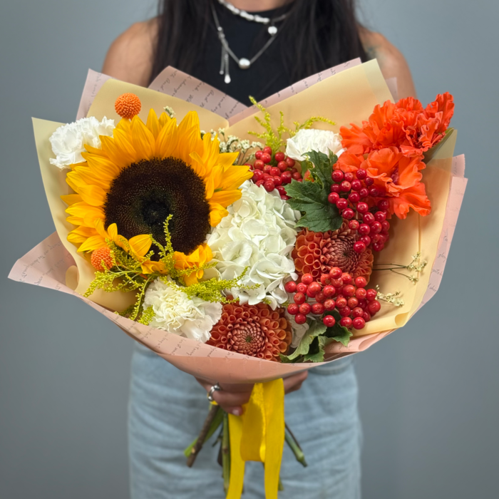 Букет Золотая симфония 