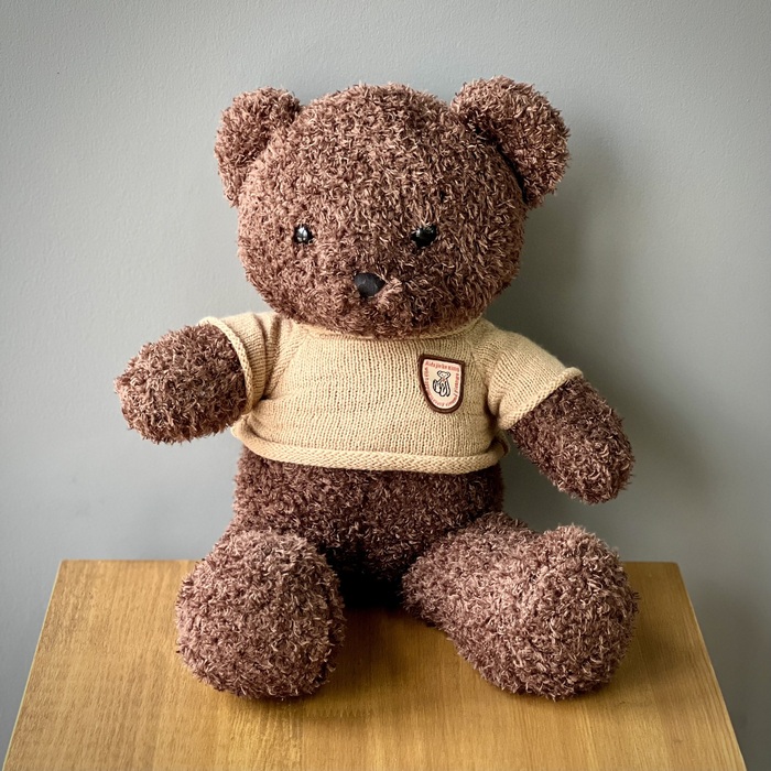 Медведь 50 см (цвет темно-коричневый)