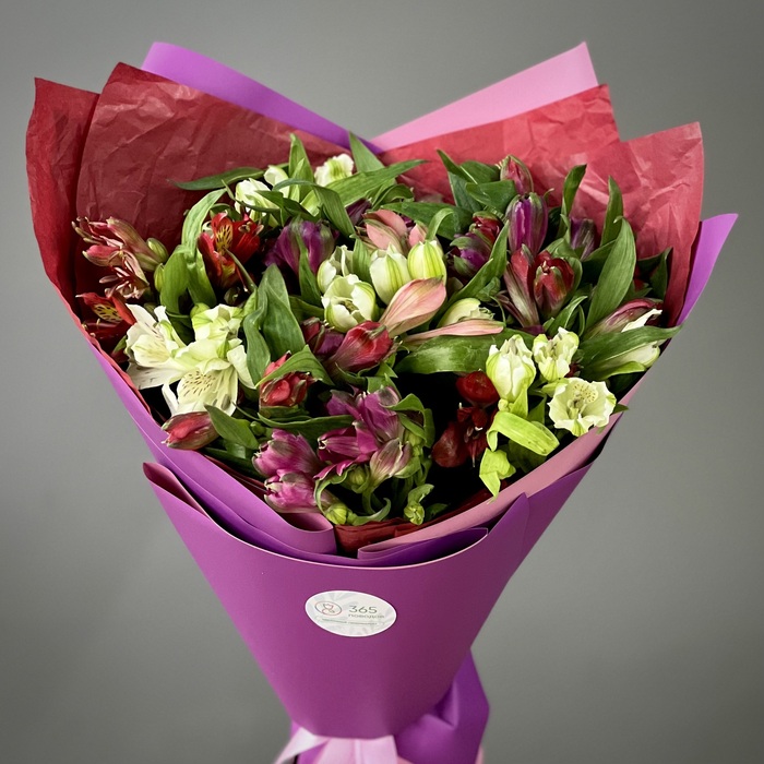 Букет из 1 альстромерий микс