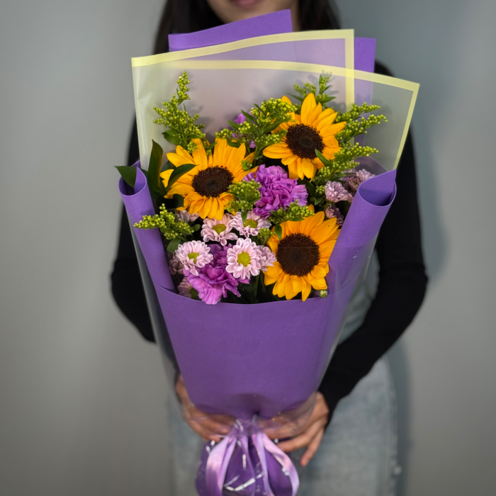 Букет Подсолнечные фантазии