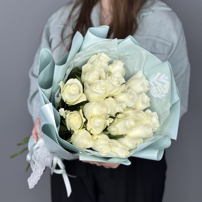 Букет из 1 белой розы Кения