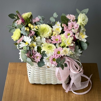 Цветы в корзине Воздух