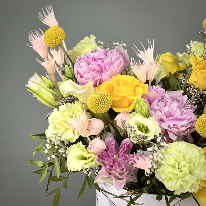 Цветы в коробке Летний зной