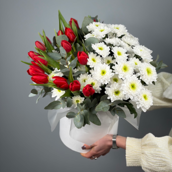 Цветы в коробке Переливы марта