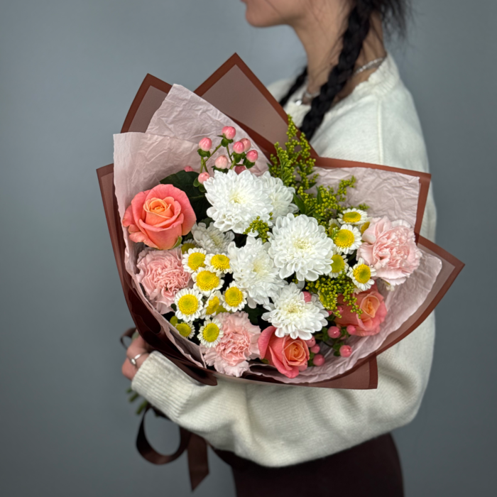 Букет Персиковый тарт