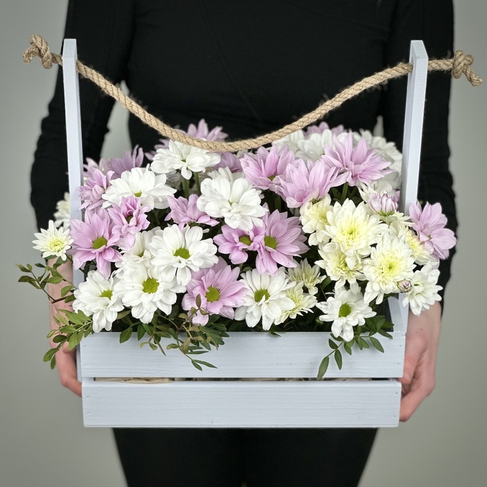 Цветы в ящике Лазурь