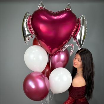 Фонтан из шаров "Любовь"