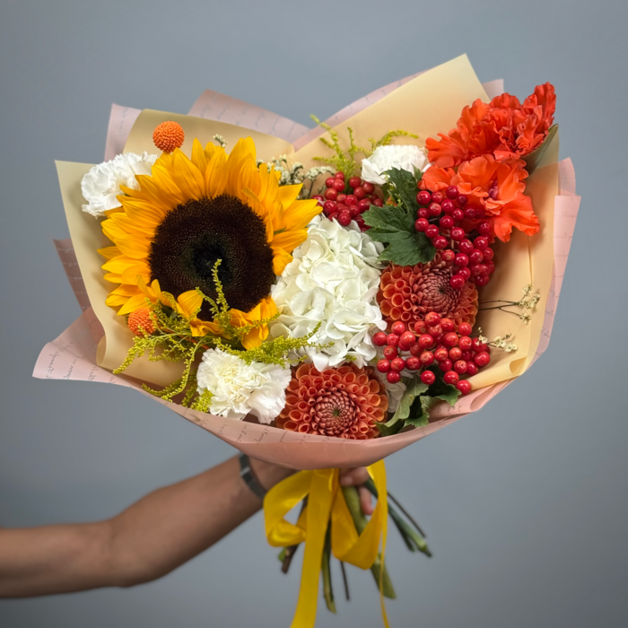 Букет Золотая симфония 