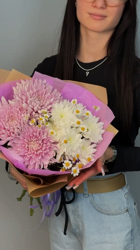 Букет Пудровые облака