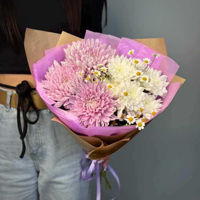 Букет Пудровые облака