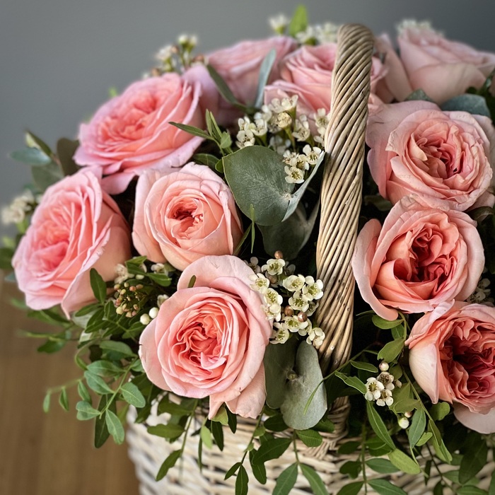 Цветы в корзине Мармелад