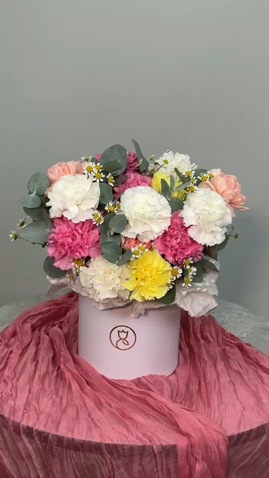 Цветы в коробке Летний фестиваль