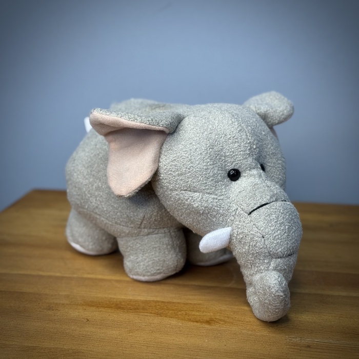 Слон 25 см (цвет серый)
