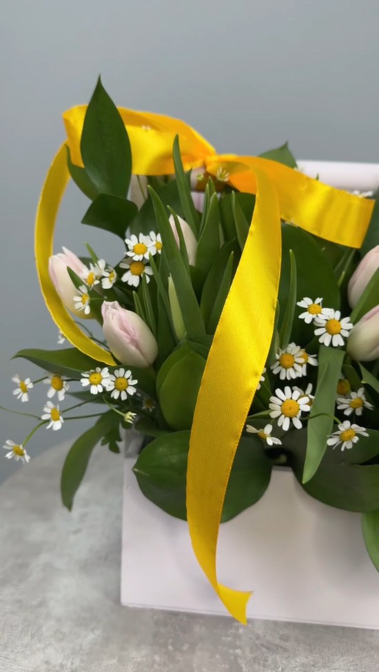 Цветы в ящике Дыхание весны