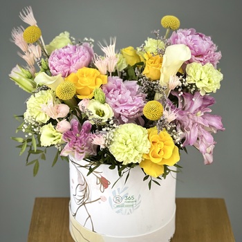 Цветы в коробке Летний зной