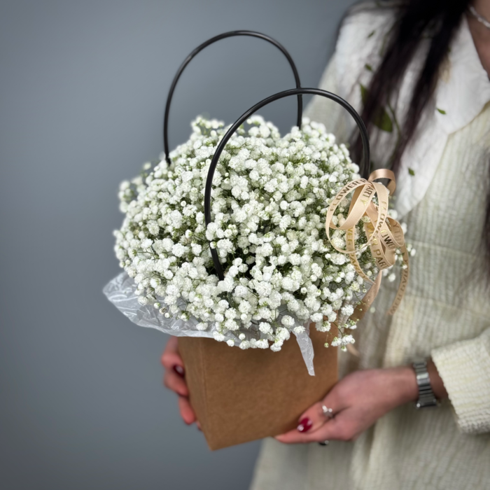 Цветы в коробке Млечный путь